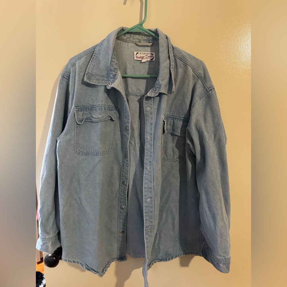 Vintage Denim Shirt Jacket